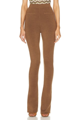 Calças em lã - Camel - Saint Laurent