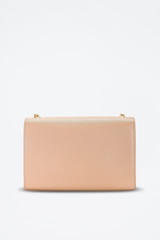 Leren Schoudertas - Beige