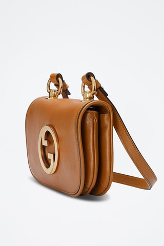 Mala a tiracolo de couro - Castanho - Gucci