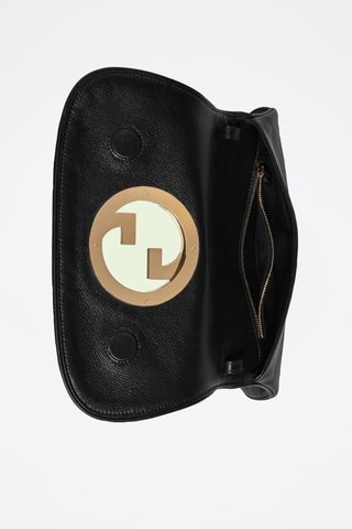 Mala de ombro em couro - Preto - Gucci