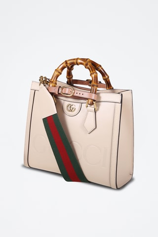 Mala em couro - Rosa - Gucci