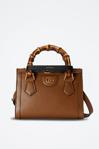 Mala em couro - Castanho - Gucci
