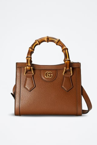 Mala em couro - Castanho - Gucci