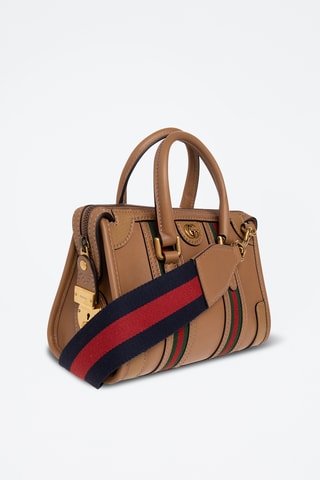 Mala em couro - Castanho - Gucci
