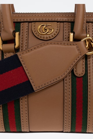 Mala em couro - Castanho - Gucci
