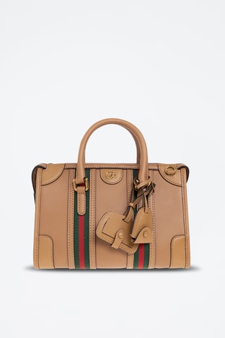 Mala em couro - Castanho - Gucci