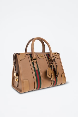 Mala em couro - Castanho - Gucci