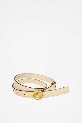 Cinto em couro - Bege - Gucci