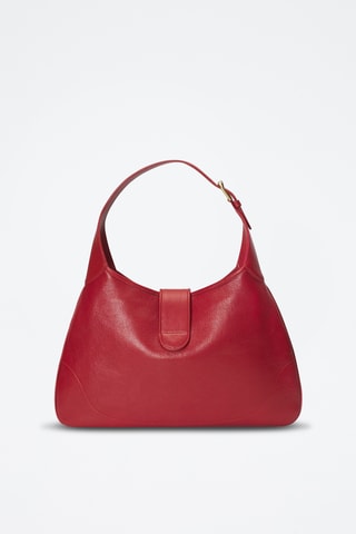 Mala de ombro em couro - Vermelho - Gucci