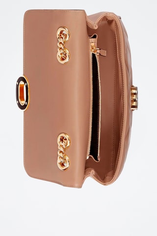 Mala de ombro em couro - Rosa-bege - Gucci