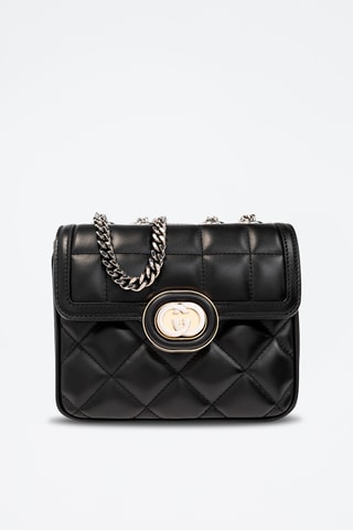 Mala de ombro em couro - Preto - Gucci