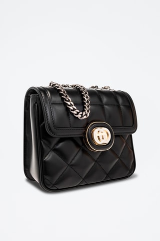 Mala de ombro em couro - Preto - Gucci
