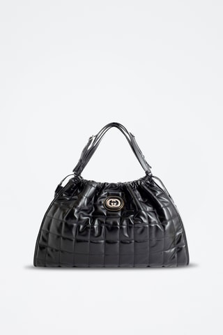 Mala shopper em couro - Preto - Gucci