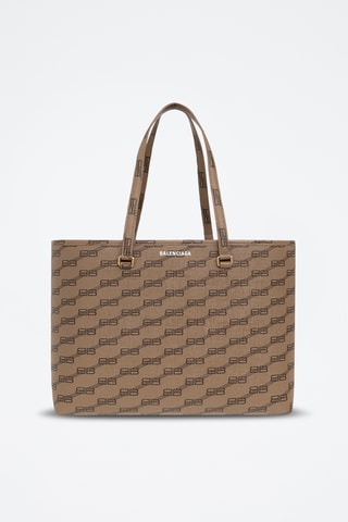 Mala shopper em couro - Castanho - Balenciaga