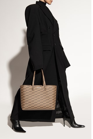 Mala shopper em couro - Castanho - Balenciaga