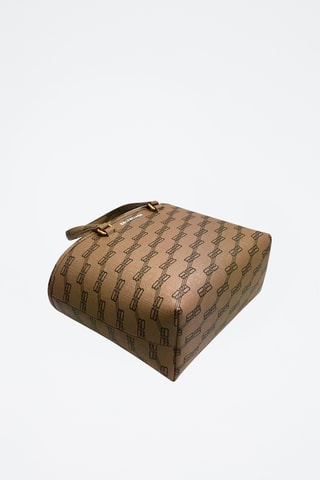 Mala em couro - Bege e castanho-escuro - Balenciaga