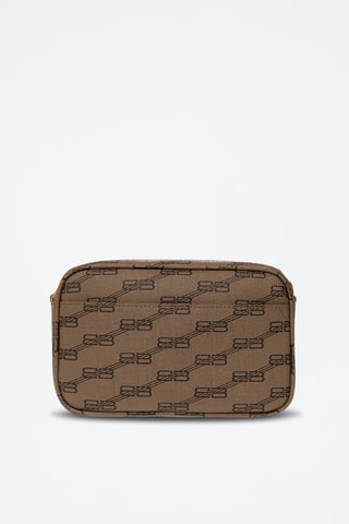 Mala a tiracolo de couro - Castanho - Balenciaga