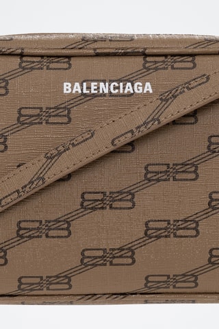 Mala a tiracolo de couro - Castanho - Balenciaga