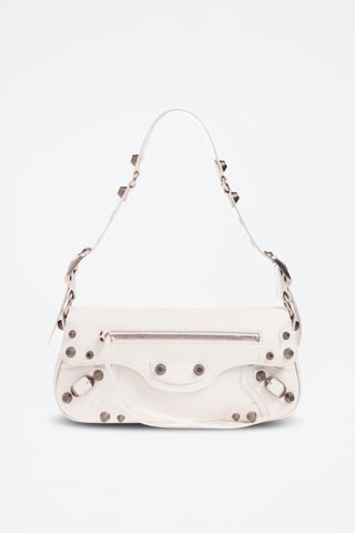 Mala de ombro em couro - Branco - Balenciaga