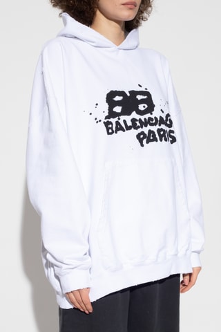 Sweat com capuz - Branco - Balenciaga