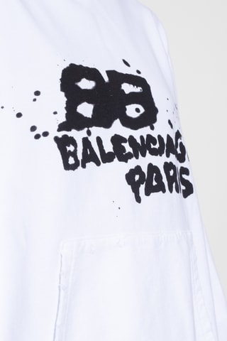 Sweat com capuz - Branco - Balenciaga