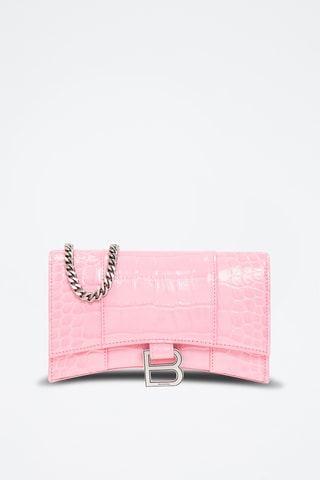 Mala a tiracolo de couro - Rosa - Balenciaga