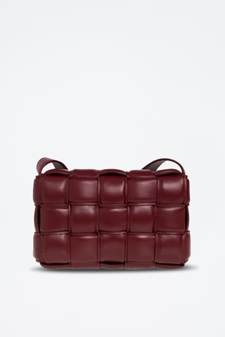 Mala a tiracolo em couro entrançado - Castanho - Bottega Veneta