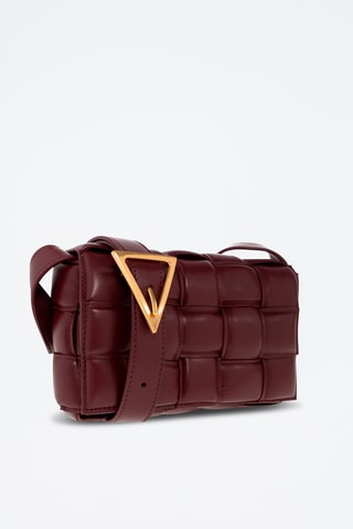 Mala a tiracolo em couro entrançado - Castanho - Bottega Veneta