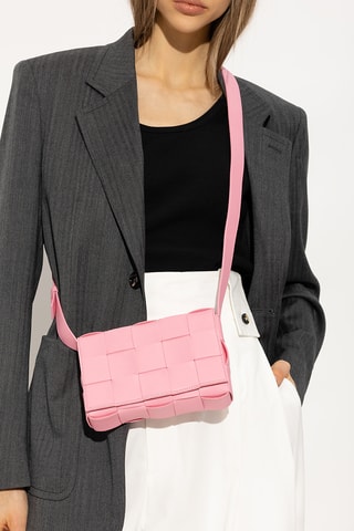 Leren Schoudertas - Roze