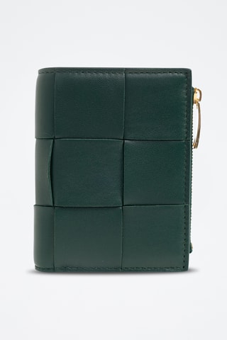Leren Portefeuille - Smaragdgroen