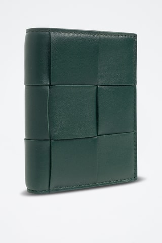 Leren Portefeuille - Smaragdgroen