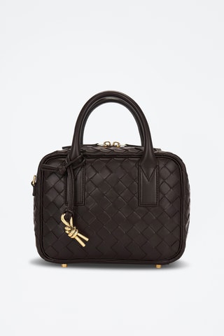 Mala em couro - Preto - Bottega Veneta