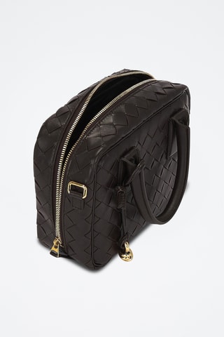 Mala em couro - Preto - Bottega Veneta