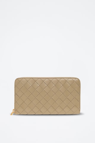 Leren Portefeuille - Beige