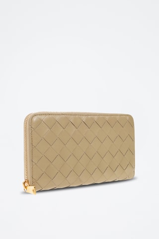 Leren Portefeuille - Beige