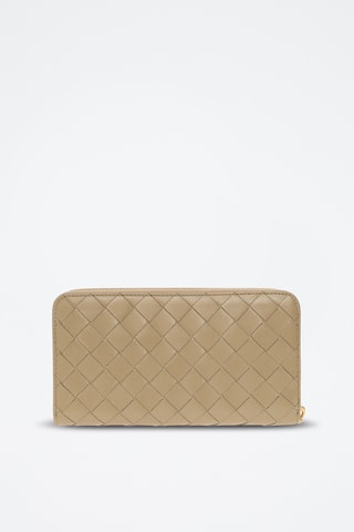 Leren Portefeuille - Beige