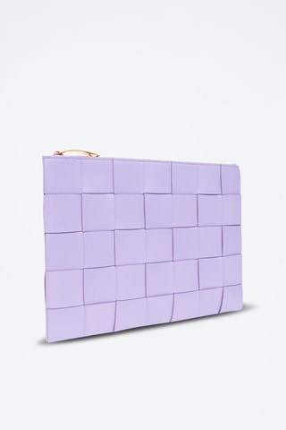 Leren Clutch - Lichtpaars 