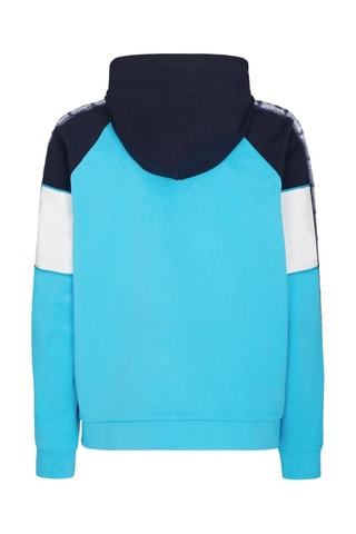 Sweat com capuz - Branco e azul-celeste - Fendi