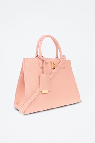 Mala em couro - Rosa - Burberry