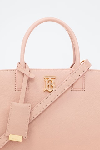 Mala em couro - Rosa - Burberry