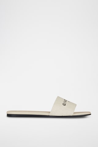 Leren Muiltjes - Beige en zwart 