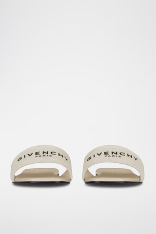 Leren Muiltjes - Beige en zwart 