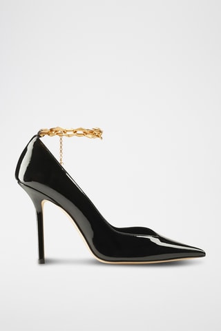 Lakleren Pumps - Zwart