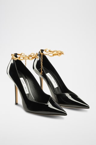 Lakleren Pumps - Zwart