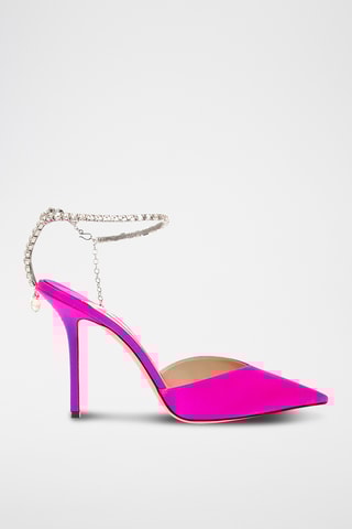 Leren Pumps - Fuchsia 