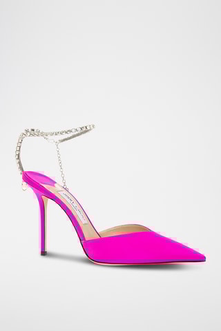 Leren Pumps - Fuchsia 