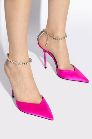 Leren Pumps - Fuchsia 