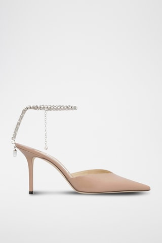 Lakleren Pumps - Poederroze 