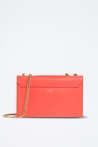 Mala de ombro em couro - Vermelho - Cavalli Class