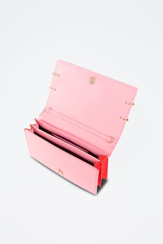 Leren Clutch - Roze